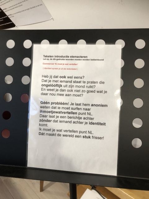 Voice-over / Stem acteren Workshop