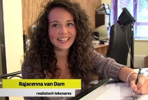 Rajacenna, een van de modellen bij Hebbes castingbureau