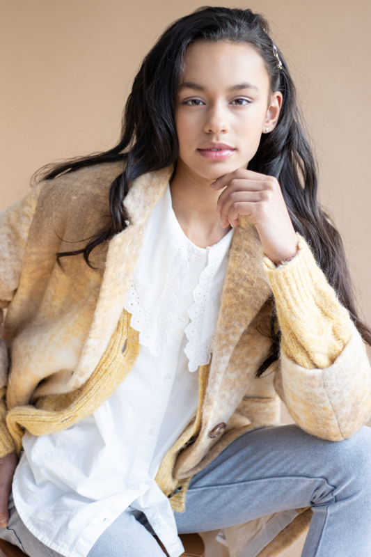 Nina, een van de modellen bij Hebbes castingbureau