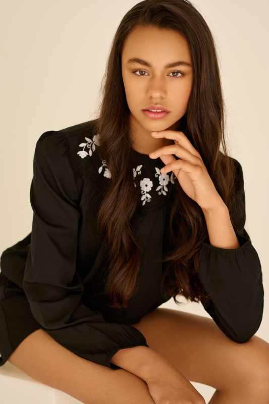 Nina, een van de modellen bij Hebbes castingbureau