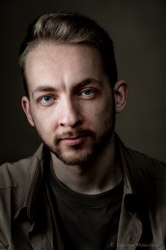 Thomas, een van de modellen bij Hebbes castingbureau