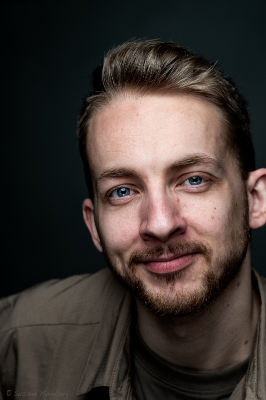 Thomas, een van de modellen bij Hebbes castingbureau