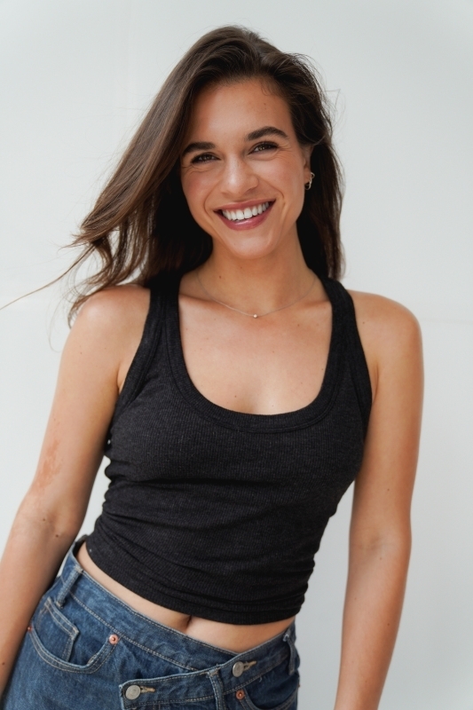 Julia, een van de modellen bij Hebbes castingbureau