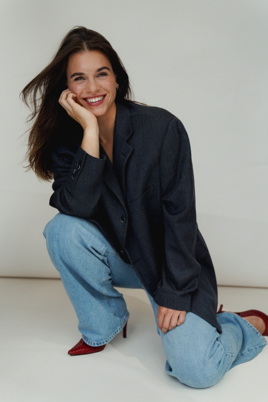 Julia, een van de modellen bij Hebbes castingbureau