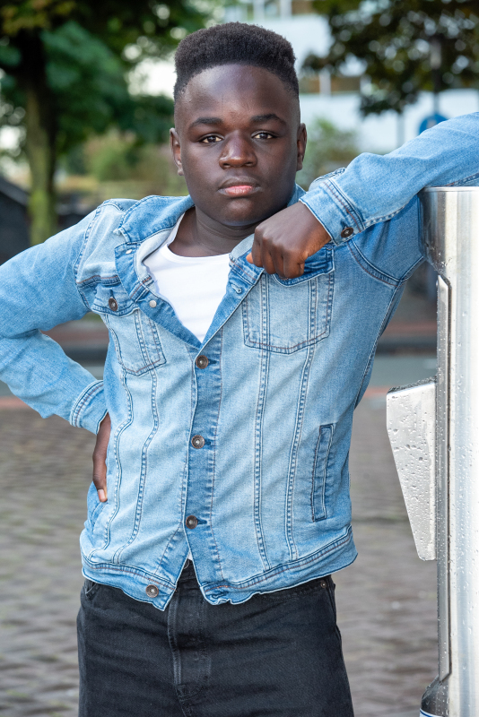 Siyabonga, bij Hebbes casting bureau