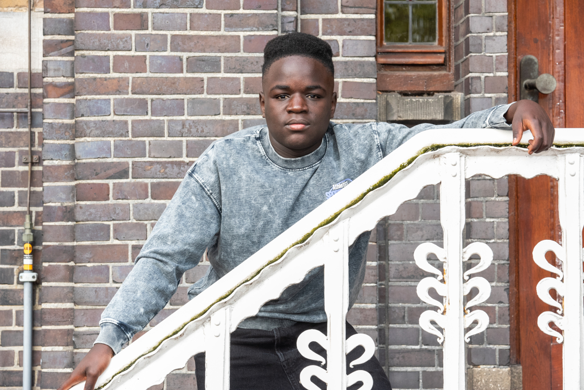 Siyabonga, ingeschreven bij hèt castingbureau van Nederland