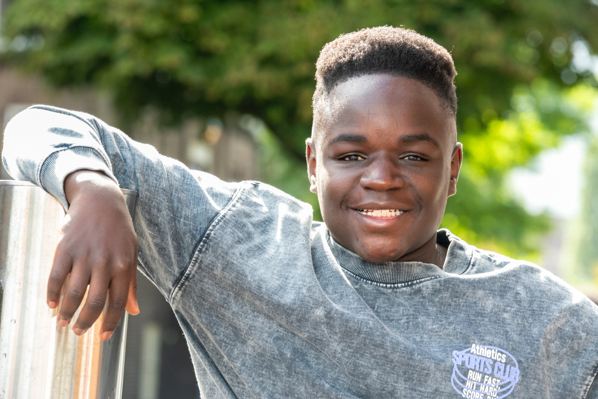 Siyabonga, ingeschreven bij hèt castingbureau van Nederland