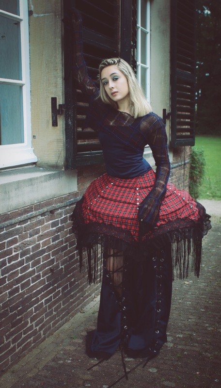 Roos, een van de modellen bij Hebbes castingbureau