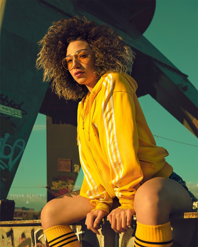 Farah, een van de modellen bij Hebbes castingbureau