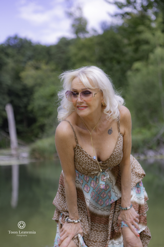 Angeline, een van de modellen bij Hebbes castingbureau