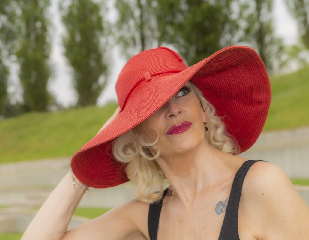 Angeline, een van de modellen bij Hebbes castingbureau