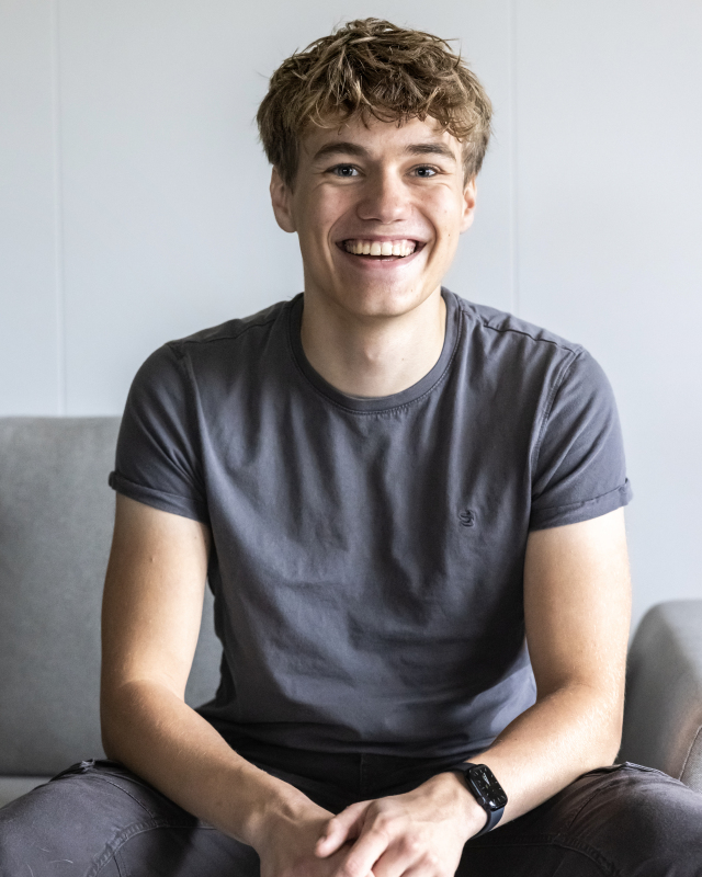 Gijs, een van de modellen bij Hebbes castingbureau
