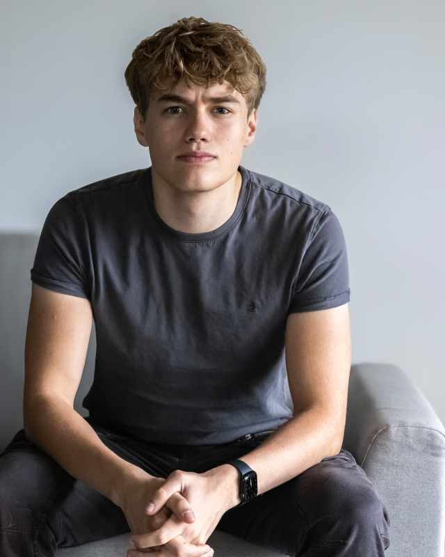 Gijs, bij Hebbes casting bureau